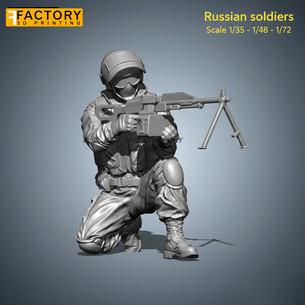 Lính nga hiện đại 09 - Modern Russian soldier with PKM
