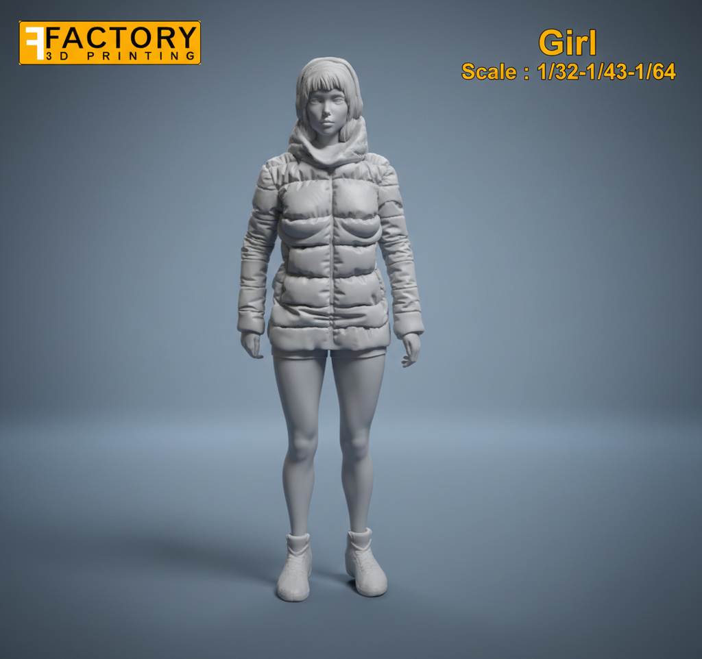 Cô gái mặc đồ mùa đông 2