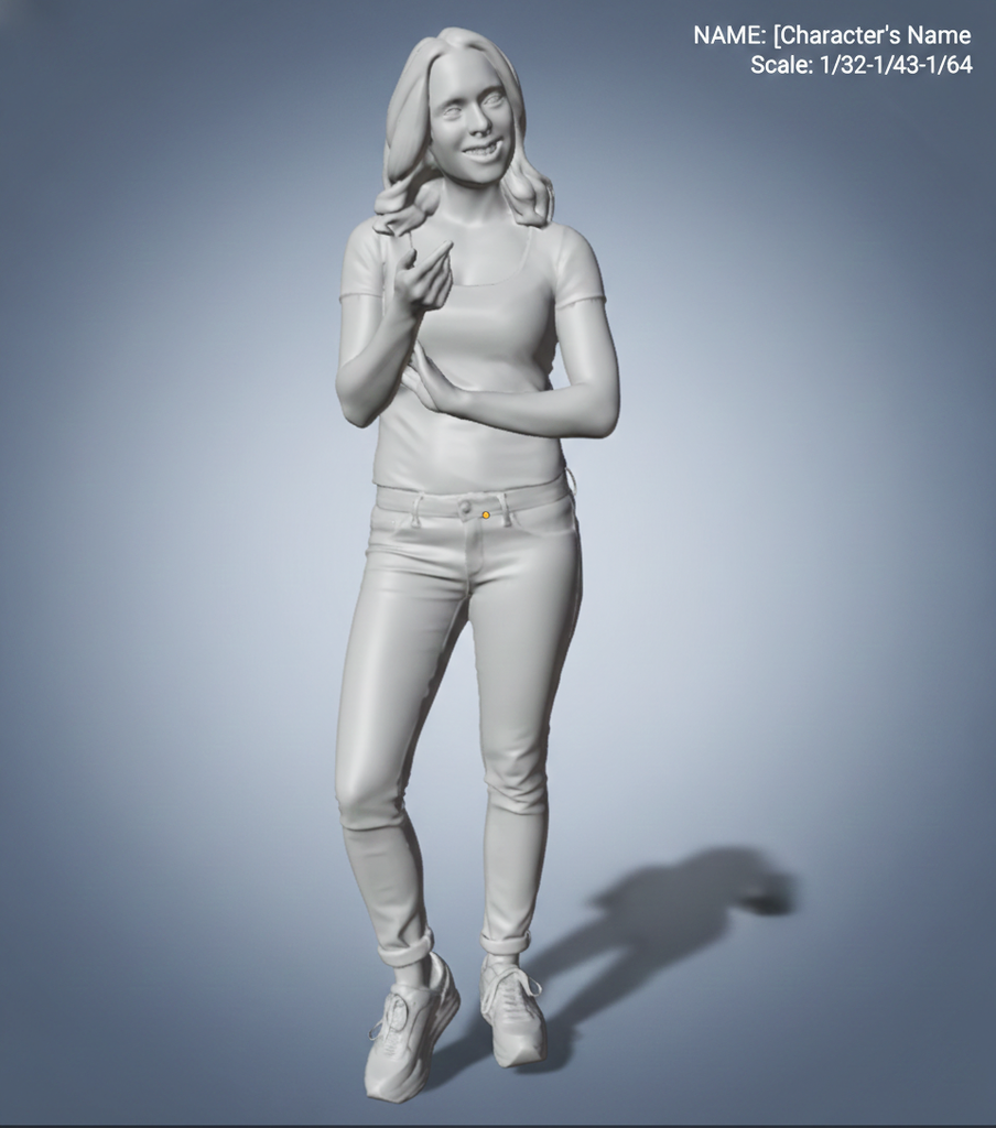 Cô gái đứng nói chuyện