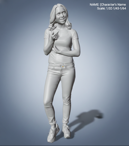 Cô gái đứng nói chuyện