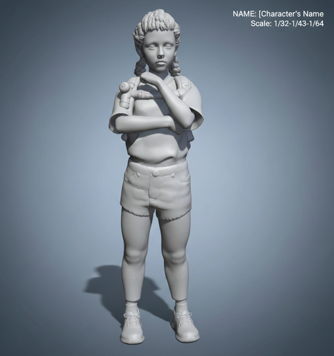 Bé gái đứn nói chuyện 02