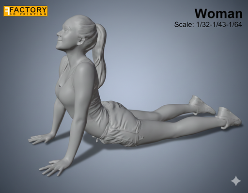 Cô gái nằm tập Yoga