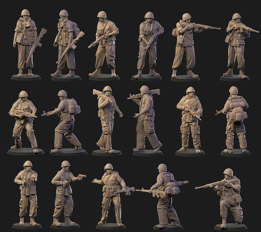 9 lính Mỹ trong Viet Nam War