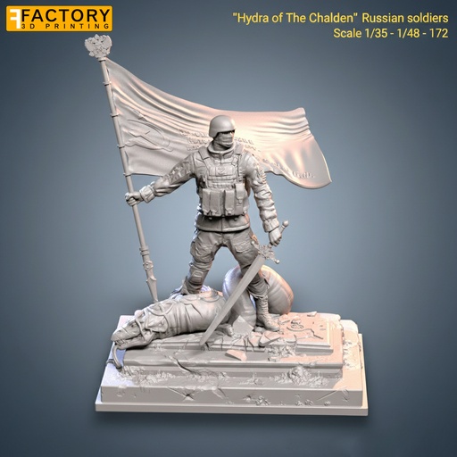 Lính nga hiện đại 08 - Modern Russian soldier with PKM Hydra of The Chaldean