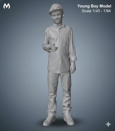 Cậu bé mặc áo sơ mi