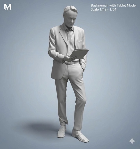 Đàn ông doanh nhân cầm tablet