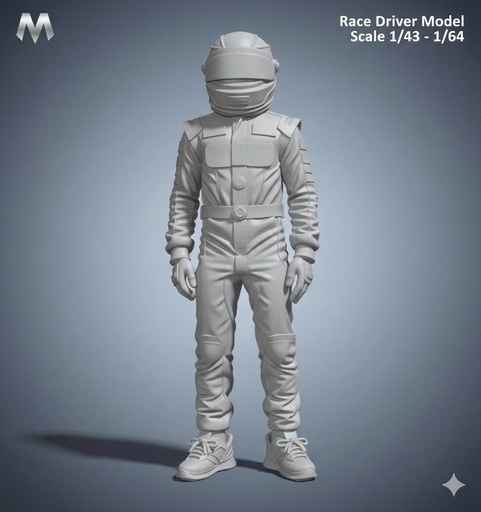 Người đàn ông lái xe đua