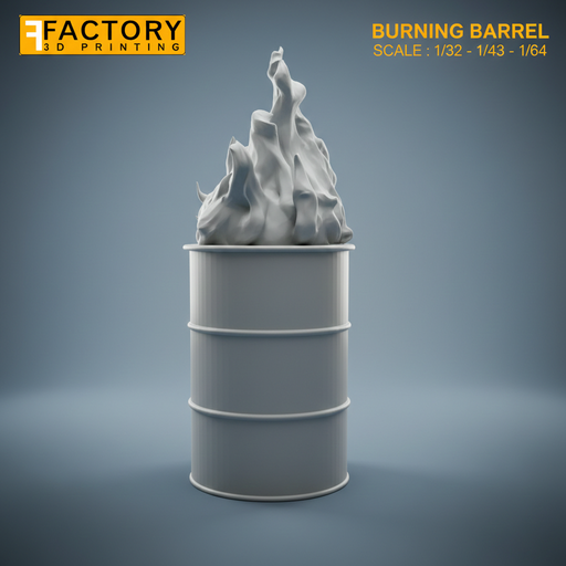 Thùng xăng đang cháy