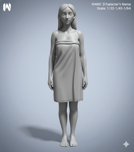 Cô gái cuốn khăn tắm